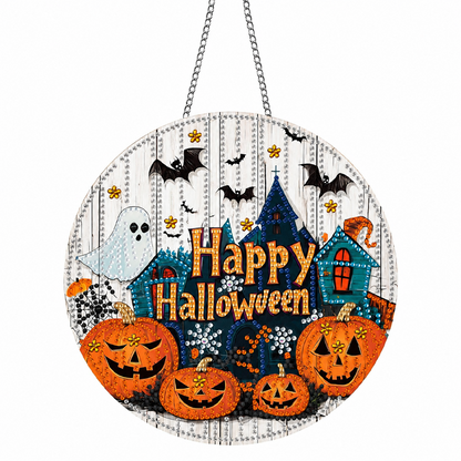 🎃 50% DE RÉDUCTION! ✨ Kit de bricolage Halloween – Décorations suspendues scintillantes, facile & amusant – Parfait pour une ambiance festive et effrayante 🕷️