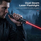 🔦 50% DE RÉDUCTION! 💡 Lampe Torche Laser Rouge & Verte Rechargeable – Compacte, puissante & polyvalente – Idéale pour présentations, plein air et jeux avec animaux 🐾
