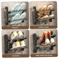 👟 50% DE RÉDUCTION! 🚪 Porte-chaussures pliable de porte – Fixation murale, sans perçage & 2 étages – Idéal pour l'entrée et la salle de bain 🏠