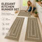 🧺 50% DE RÉDUCTION! 🌿 Tapis de Couloir Tissé Élégant – Design raffiné, durable & antidérapant – Parfait pour entrée, couloir ou cuisine ✨