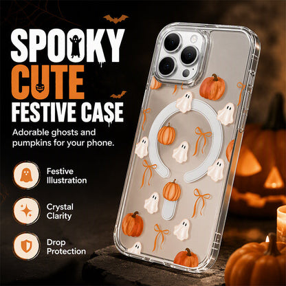 📱 50% DE RÉDUCTION! 🎃 Coque de téléphone transparente Halloween – Design mignon, protection anti-choc & transparente – Parfaite pour un look festif au quotidien 👻