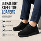 👟 50% DE RÉDUCTION! 🛡️ Chaussures de Sécurité Légères à Enfiler – Embout acier ASTM F2413, 0,7 kg – Idéales pour hommes et femmes en milieu professionnel 🏭