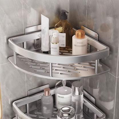 🚿 ACHETEZ 2, OBTENEZ 1 GRATUIT! 🏠 Étagère d'angle de douche sans perçage – Adhésive, facile à installer & résistante – Idéale pour salle de bain et douche ✨