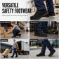 👟 50% DE RÉDUCTION! 🛡️ Chaussures de Sécurité Légères à Enfiler – Embout acier ASTM F2413, 0,7 kg – Idéales pour hommes et femmes en milieu professionnel 🏭