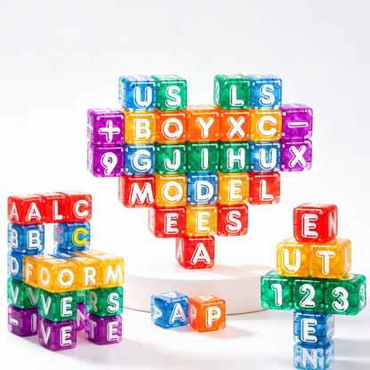 🔤 50% DE RÉDUCTION! 🧲 40 blocs magnétiques 360° – Lettres & chiffres, éveil créatif ✨