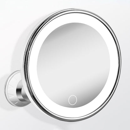 💄 50% DE RÉDUCTION! 🔍 Miroir grossissant x10 – LED & ventouse pour maquillage précis ✨