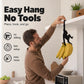 🐒 ACHETEZ 2, OBTENEZ 1 GRATUIT! 🍌 Crochet banane en forme de singe – Design amusant, robuste & gain de place – Idéal pour suspendre fruits, sacs ou accessoires de cuisine ✨