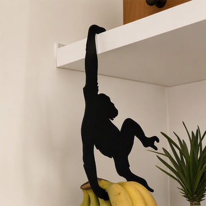 🐒 ACHETEZ 2, OBTENEZ 1 GRATUIT! 🍌 Crochet banane en forme de singe – Design amusant, robuste & gain de place – Idéal pour suspendre fruits, sacs ou accessoires de cuisine ✨