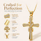 ✝️ 50% DE RÉDUCTION! ✨ Collier croix scintillant – Design torsadé élégant, finition brillante & polyvalent – Parfait au quotidien comme pour les occasions spéciales 💎