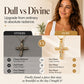 ✝️ 50% DE RÉDUCTION! ✨ Collier croix scintillant – Design torsadé élégant, finition brillante & polyvalent – Parfait au quotidien comme pour les occasions spéciales 💎