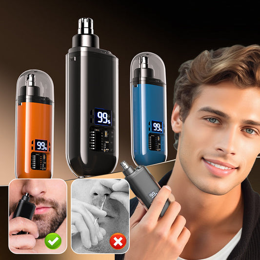 ✂️ 50% DE RÉDUCTION! ⚡ Tondeuse Nez Intelligent – Coupe indolore, IPX7, recharge rapide & affichage LED – Une hygiène précise et confortable ✨