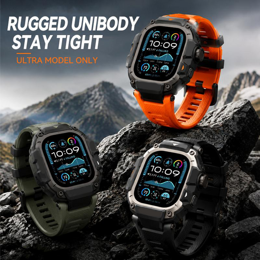 ⌚ 50% DE RÉDUCTION! 🛡️ Étui & Bracelet Robustes pour Montre Connectée 49 mm – Protection renforcée, design sportif & ajustable – Idéal pour les activités outdoor et le quotidien 💪