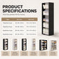 🏠 50% DE RÉDUCTION! 🧥 Armoire anti-poussière multi-niveaux – Tubes acier, rideau haute densité & gain de place – Idéale pour chambres, studios & appartements ✨