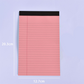📝 50% DE RÉDUCTION! ✏️ Bloc-Notes Ligné Minimaliste – Papier 80g premium, reliure supérieure & couleurs pastel – 3 formats – Idéal pour notes et planning 📓