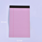 📝 50% DE RÉDUCTION! ✏️ Bloc-Notes Ligné Minimaliste – Papier 80g premium, reliure supérieure & couleurs pastel – 3 formats – Idéal pour notes et planning 📓