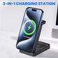 🔋 50% DE RÉDUCTION! ⚡ Chargeur Sans Fil Rapide 3-en-1 15W – Pliable, compact & polyvalent – Recharge simultanée pour smartphone, montre et écouteurs 📱