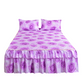 🛏️ 50% DE RÉDUCTION! 🌷 Cache-Sommier 3 Pièces à Fleurs et Volants – Coton haute densité, 5 tailles & jupes – Parfait pour une chambre romantique ✨