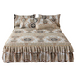 🛏️ 50% DE RÉDUCTION! 🌷 Cache-Sommier 3 Pièces à Fleurs et Volants – Coton haute densité, 5 tailles & jupes – Parfait pour une chambre romantique ✨