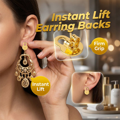 💫 50% DE RÉDUCTION! ✨ Poussettes de Boucles d'Oreilles (10 pcs) – Soutien discret, confortable & discret – Idéal pour lobes tombants et bijoux lourds 🛡️