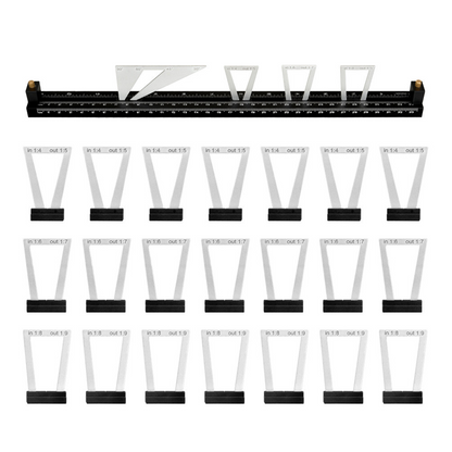 🔧 50% DE RÉDUCTION! 🪚 Kit Gabarit Queue d'Aronde – Précision, robustesse & guide intégré – Idéal pour assemblages parfaits en menuiserie 🛠️