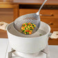 🍳 50% DE RÉDUCTION! 🥄 Écumoire en Inox Qualité Alimentaire – Égouttage rapide, manche long & polyvalente – Idéale pour friture, soupes et pâtes ✨