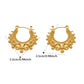 💫 50% DE RÉDUCTION! ✨ Boucles d'Oreilles Créoles Bohèmes Vintage – Acier inoxydable, design épuré & intemporel – Parfaites pour un look chic au quotidien 🖤