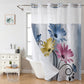🚿 50% DE RÉDUCTION! 🌸 Rideau de Douche Double Couche Imprimé – Élégant, imperméable & œillets renforcés – Parfait pour une salle de bain chic et fonctionnelle ✨