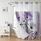 🚿 50% DE RÉDUCTION! 🌸 Rideau de Douche Double Couche Imprimé – Élégant, imperméable & œillets renforcés – Parfait pour une salle de bain chic et fonctionnelle ✨