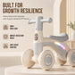 🚲 50% DE RÉDUCTION! 🎵 Draisienne pour Bébés et Tout-Petits – 4 roues stabilisatrices, LED & musique – 14–54 mois – Vert/Marron/Gris/Rose ✨