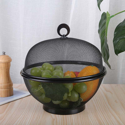 🧺 50% DE RÉDUCTION! 🍎 Corbeille à fruits avec couvercle – Protège & conserve la fraîcheur