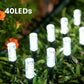 ☀️ 50% DE RÉDUCTION! 💡 Lampe Solaire à Piquet pour Allée – Cristal bulle, IP54 & 10–40 LED – Lumière chaude/blanche/multicolore – Capteur crépuscule-aube – Parfaite pour jardin & allée 🌿