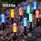 ☀️ 50% DE RÉDUCTION! 💡 Lampe Solaire à Piquet pour Allée – Cristal bulle, IP54 & 10–40 LED – Lumière chaude/blanche/multicolore – Capteur crépuscule-aube – Parfaite pour jardin & allée 🌿