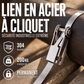 🔧 ACHETEZ 2, OBTENEZ 1 GRATUIT! 🛠️ Collier de Serrage Acier Inoxydable 304 – Boucle à verrouillage, 10×300/500 mm – Idéal pour charges industrielles lourdes 🏗️