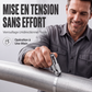 🔧 ACHETEZ 2, OBTENEZ 1 GRATUIT! 🛠️ Collier de Serrage Acier Inoxydable 304 – Boucle à verrouillage, 10×300/500 mm – Idéal pour charges industrielles lourdes 🏗️