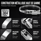 🔧 ACHETEZ 2, OBTENEZ 1 GRATUIT! 🛠️ Collier de Serrage Acier Inoxydable 304 – Boucle à verrouillage, 10×300/500 mm – Idéal pour charges industrielles lourdes 🏗️