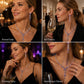 🦋 50% DE RÉDUCTION! 💜 Parure Papillon Cuivre & Strass – Collier 31+10 cm & boucles 6 cm – Élégance légère et raffinée pour tous les jours ✨