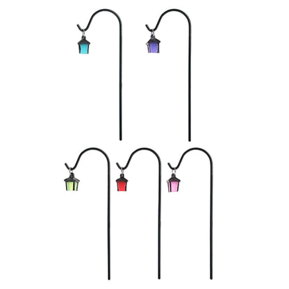 🏮 50% DE RÉDUCTION! ✨ Piquet de Plante Lanterne Rétro Lumineuse – Résine, 7 coloris & phosphorescent – Lot de 5/7 – Parfait pour une déco jardin unique 🌿
