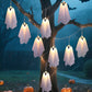 👻 50% DE RÉDUCTION! 🎃 Guirlande Lumineuse Fantôme Halloween – Effet spectral, couleurs vives & facile à accrocher – Parfaite pour une ambiance effrayante à la maison 🕸️