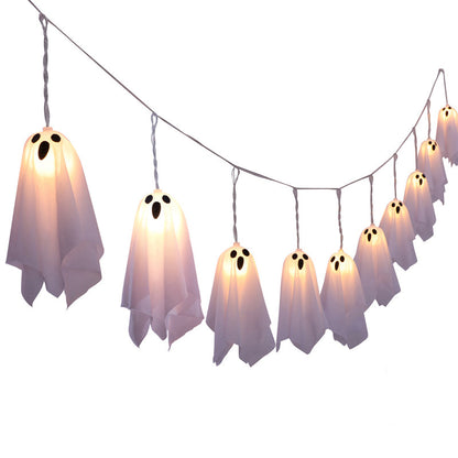👻 50% DE RÉDUCTION! 🎃 Guirlande Lumineuse Fantôme Halloween – Effet spectral, couleurs vives & facile à accrocher – Parfaite pour une ambiance effrayante à la maison 🕸️