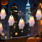 👻 50% DE RÉDUCTION! 🎃 Guirlande Lumineuse Fantôme Halloween – Effet spectral, couleurs vives & facile à accrocher – Parfaite pour une ambiance effrayante à la maison 🕸️