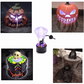 🌫️ 50% DE RÉDUCTION! 💡 Générateur de brume ultrasonique avec 12 LED – Effet brumeux, couleurs changeantes & design décoratif – Parfait pour bassin, aquarium ou décoration festive 🎨