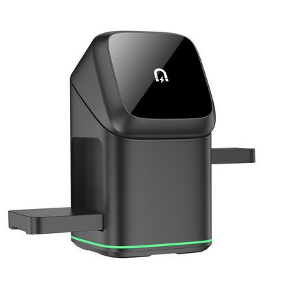 📱 50% DE RÉDUCTION! ⚡ Support de Charge Rapide Magnétique Sans Fil 3-en-1 – Charge simultanée pour téléphone, montre & écouteurs – Compact & pliable pour la maison ou le bureau ✨