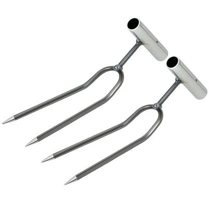 🌿 ACHETEZ 1, OBTENEZ 1 GRATUIT! 🧑‍🌾 Désherbeur compact – 2 dents, robuste & efficace ✨