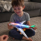 ✈️ 50% DE RÉDUCTION! 💡 Avion Modèle Électrique – Sons réalistes, lumières LED & contrôle facile – Parfait pour s'amuser en intérieur & extérieur ✨
