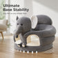 🐻 50% DE RÉDUCTION! 🛋️ Canapé Bébé Cartoon Anti-Roulis – Dossier stable, peluche douce & base antidérapante – Siège sécurisé pour jeux et repos ✨