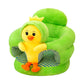 🐻 50% DE RÉDUCTION! 🛋️ Canapé Bébé Cartoon Anti-Roulis – Dossier stable, peluche douce & base antidérapante – Siège sécurisé pour jeux et repos ✨