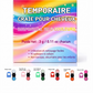 🎨 50% DE RÉDUCTION! 💇 Set de craies capillaires temporaires – Faciles à appliquer, amusantes & lavables – Idéales pour les filles créatives et les looks colorés 🌈