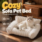 🐾 50% DE RÉDUCTION! 🛋️ Canapé‑Lit Douillet pour Animaux – Enveloppant, doux & décoratif – Confort et style pour votre compagnon ✨