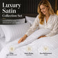 🛏️ 50% DE RÉDUCTION! 💎 Parure de lit satinée – Toucher soyeux, rayures & qualité hôtel ✨🌙