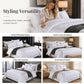 🛏️ 50% DE RÉDUCTION! 💎 Parure de lit satinée – Toucher soyeux, rayures & qualité hôtel ✨🌙